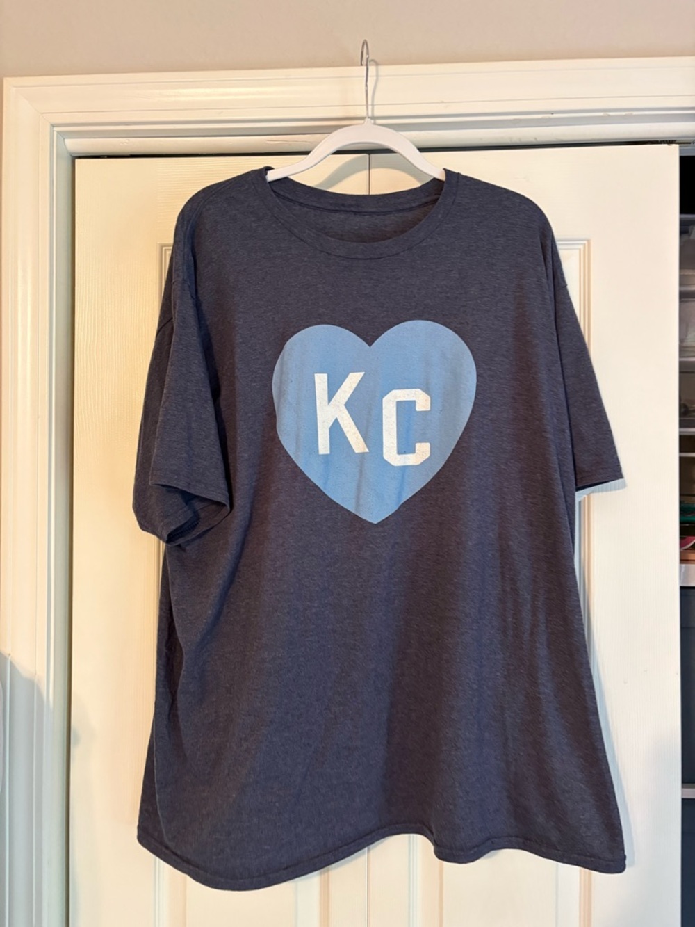KC Heart Graphic Tee - Navy